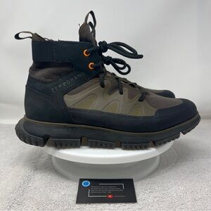 Cole Haan 4.ZERØGRAND City Trekker Boots C34435 Size 10.5 M Lace Up Black